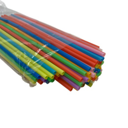 Трубочки для напитков набор 100шт. 26см d-6мм Радужный Дом РД77016