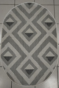 Циновка напольная Петра  80х120см овальная рис. 4279 ТО77846