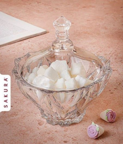 Сахарница стеклянная 120мм, в п/у Noritazeh SK20600900W