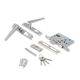 Замок врезной Зенит ЗВ4-3, никель, блистер (ДААЗ) Зенит 343 