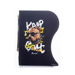 Подставка для книг Beifa, металлическая раздвижная Модный пес MQ6654CIS