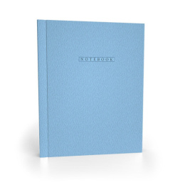 Книжка записная А6  64 листа В голубом, интегральная обложка 11135