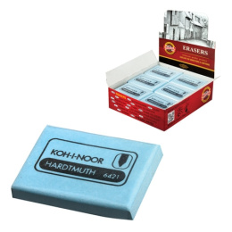 Ластик Koh-I-Noor 6421018009KD Клячка 47х36х10мм, голубой мягкий 225387