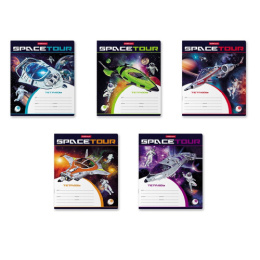 Тетрадь  12 листов клетка ErichKrause Space Tour 52934