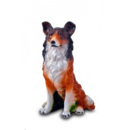 Фигурка садовая гипсовая Колли большая h-54см ГусьДекорЛюкс 14С13