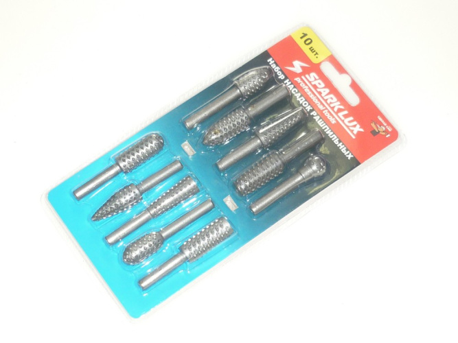 Рашпильные насадки набор 10шт. Spark Lux SL-100/04304