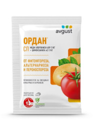 Ордан 25г от фитофтороза на томатах и овощных культурах Avgust