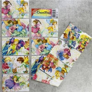 Термопленка на 7 пасхальных яиц Цветочные феи