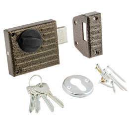 Замок накладной Зенит ЗН 1-2.1, бронза Зенит 2853