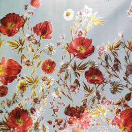 Клеенка столовая на тканевой основе с ПВХ покрытием металлик 1,37х20м Grace DB5004