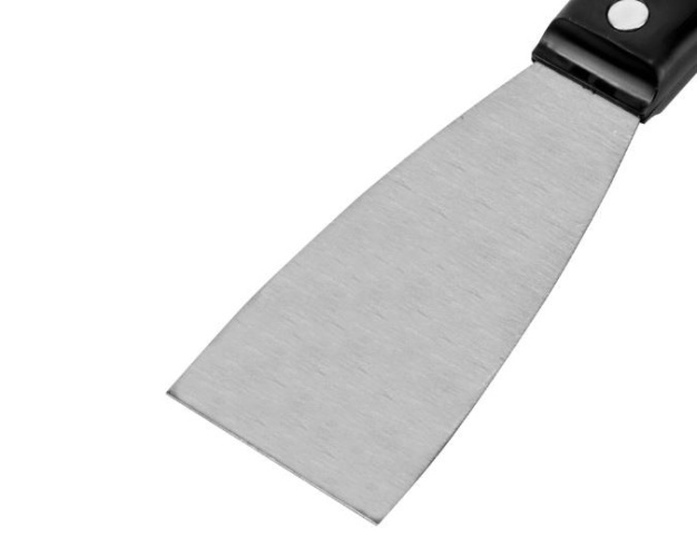 Шпатель стальной  50мм пластиковая ручка, полированный Sparta 852335