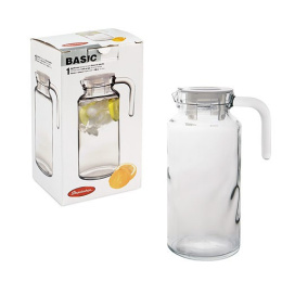 Кувшин стеклянный Basic 1,3 л с крышкой, в п/у Pasabahce Бор 43964