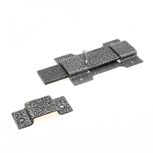 Засов накладной Делга, серый, дверной Делга 2097