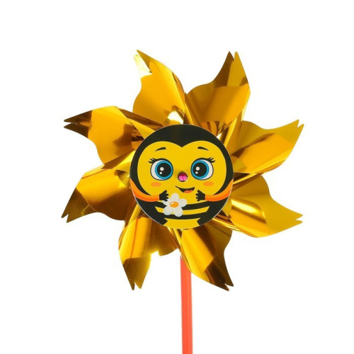 Вертушка Пчелка 15,5х36см, фольга Funny toys 2745924