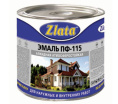 Эмаль ПФ-115 ГОСТ черная  0,8кг Zlata