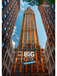 Книжка записная А6  64 листа Здания большого города, книжный переплет 64-2099