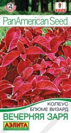Колеус блюме Вечерняя заря  5шт. цветной пакет Аэлита