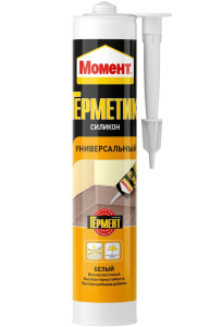 Герметик силиконовый Момент универсальный 280мл белый Момент