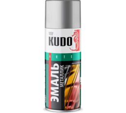 Аэрозольная краска "KUDO" универс. алюминий 1025 520 мл KU-1025