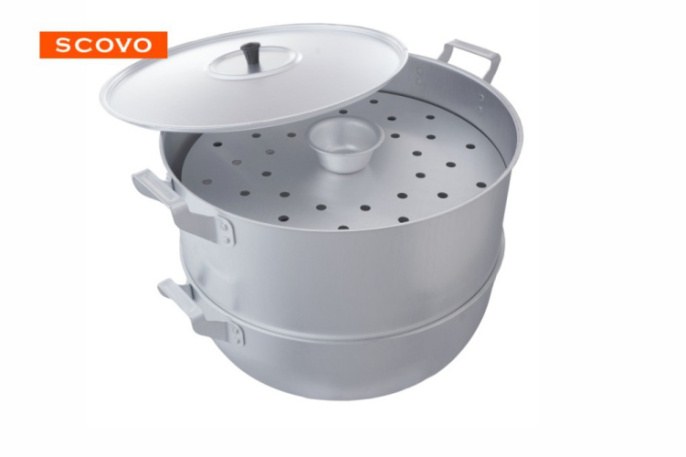 Манты-казан алюминиевый 15л 4 уровня Scovo МШ-018