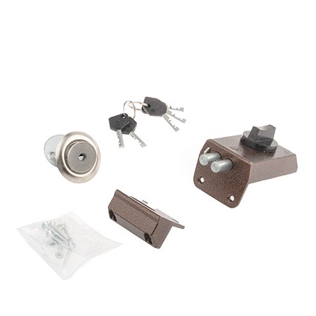 Замок накладной 88300-ЗНД-1А\Д-медь 2982