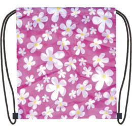 Сумка для обуви Attomex 35х40см Ярко-розовая с цветами 7040740