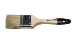 Кисть плоская Euro  75мм, 3", натуральная щетина, деревянная ручка Stayer 0102-075