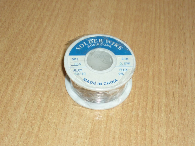 Припой  85г d-0,8мм бухта 03559