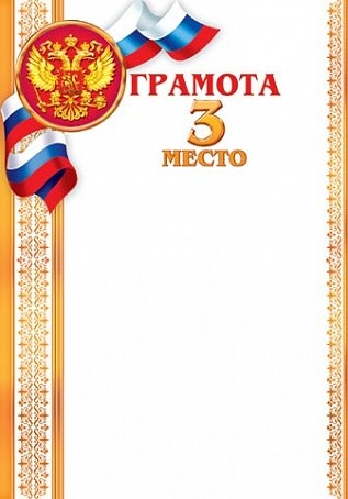 Грамота 3-е место 919-219
