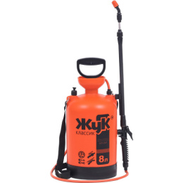 Опрыскиватель помповый пластиковый  8л с телескопической ручкой, Классик Жук ОП-207/0444-00