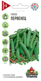 Горох Первенец сахарный 10г цветной пакет серия Удачные семена Гавриш
