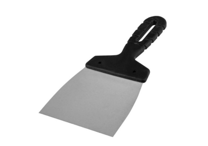 Шпатель нержавеющий 100мм пластиковая ручка Sparta 85135