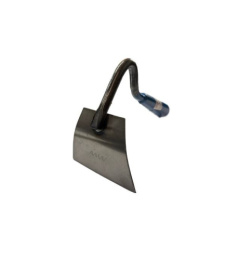 Тяпка самозаточная 100х78мм рельсовая сталь без черенка, синяя Mawipro MW-5225