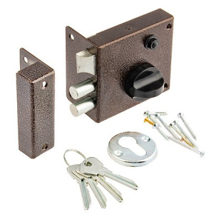 Замок накладной Омега ЗН-3, медь Омега 25446