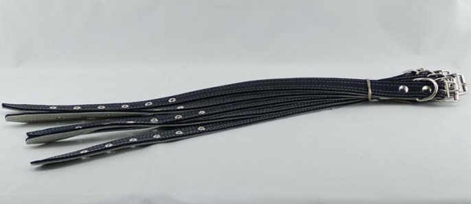 Ошейник для собак №7  2,5х60см кожа, спилок