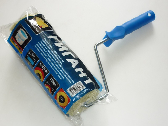 Валик из полиакрила 250мм малярный ГиГант зеленый 37485