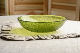 Салатник стеклянный 205мм h-65мм/730мл Олива Декостек 5816/1-Н7