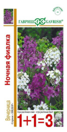 Вечерница (Хесперис) Ночная фиалка смесь 0,4г цветной пакет серия 1+1 Гавриш