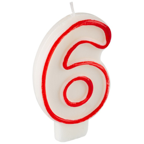 Свеча-цифра 6 Волшебная страна 312522