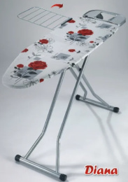 Доска гладильная металлическая основа Диана, тефлоновое покрытие, 110х33см Dogrular 217718