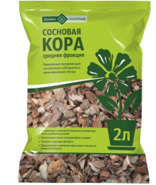 Кора сосновая  2л Долина Плодородия