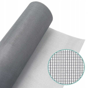 Сетка антимоскитная 120см х 30м стеклосетка Премиум, серый