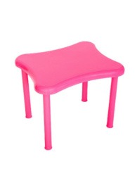 Стол детский пластиковый Капитоша 596х500х494мм, розовый Стандарт Пластик Групп 160-0054