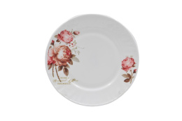 Тарелка стеклокерамическая мелкая 178мм Чайные розы Lavenir XP-70 YF20032