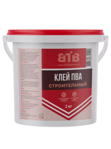 Клей ПВА строительный 2,0кг ВТВ