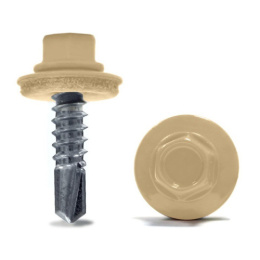 Саморез кровельный 4,8х50 RAL 1014 (слоновая кость) Daxmer 277-101450