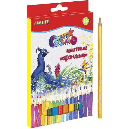 Карандаши цветные 36 цветов Devente Cosmo 2М 5025300