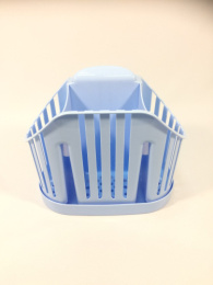 Сушилка для столовых приборов пластиковая 3 секции, цвет в ассортименте Idea М1160