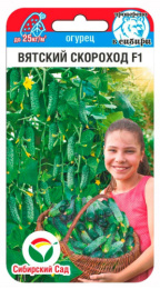 Огурец Вятский скороход 6шт. цветной пакет Сибирский сад