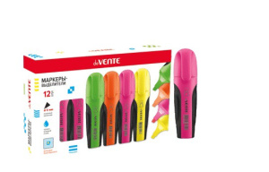 Текстовыделитель розовый Devente, 1-5мм 5045807